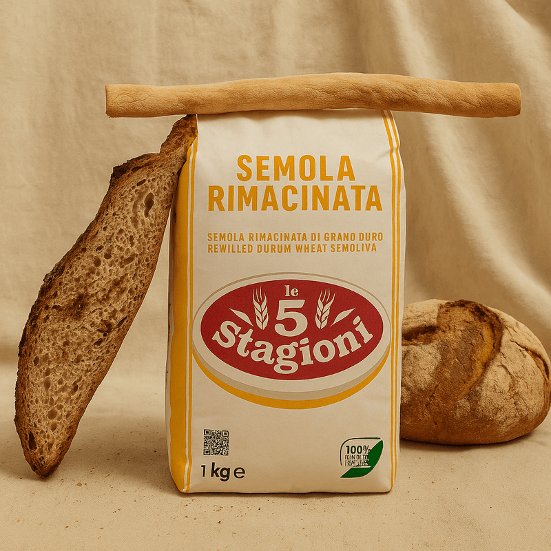 Mouka semolina – ideální adept na slané pečivo