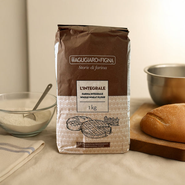 Celozrnná mouka Agugiaro & Figna připravená na těsto – ideální parťák na hutnější chleby i poctivé pečivo od Mari Peče