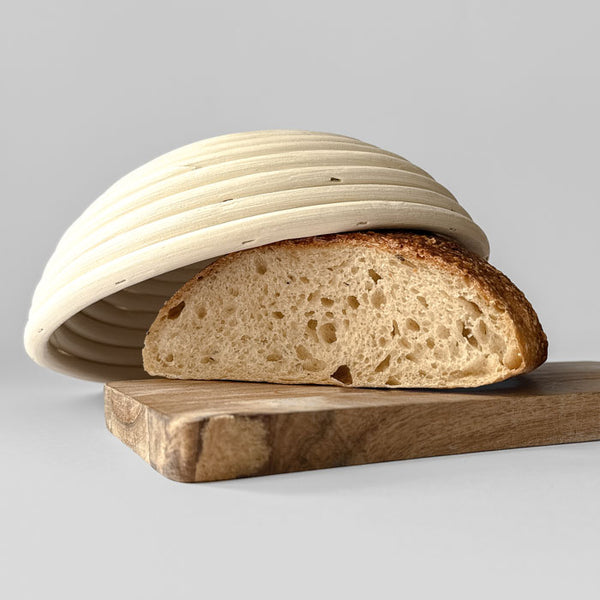 Velká ratanová ošatka na kynutí chleba kulatá (750–900 g těsta)