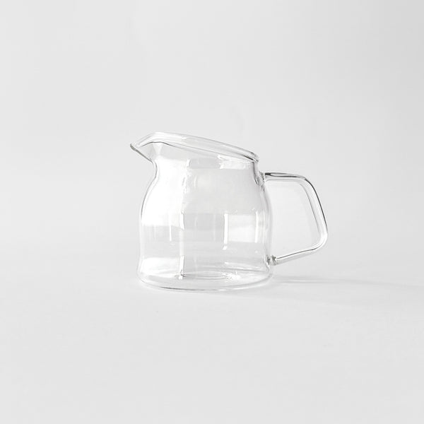 Mini glass jug with slanted neck – 150 ml