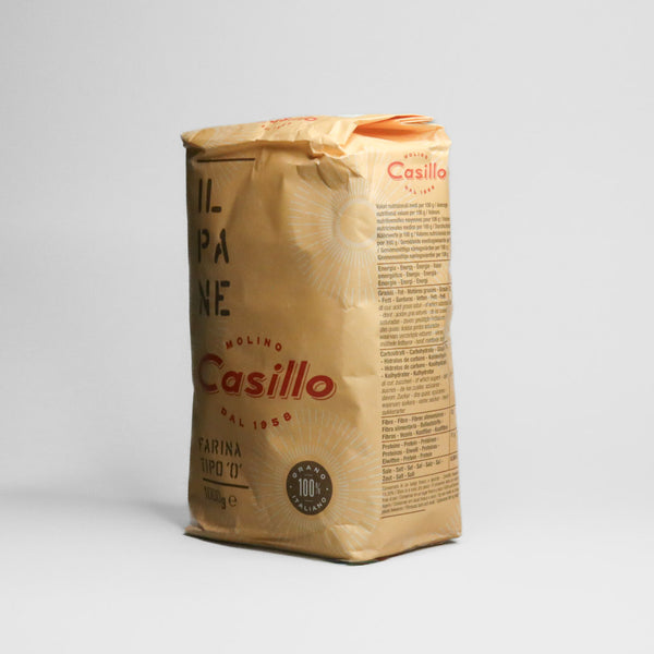 Mouka na pečení chleba z kvasu Il Pane od Molino Casillo. 1 kg pytel výběrové pšeničné mouky.