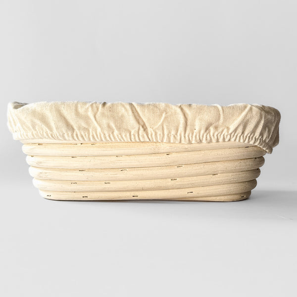 Velká ratanová ošatka na kynutí chleba oválná (750–900 g těsta)