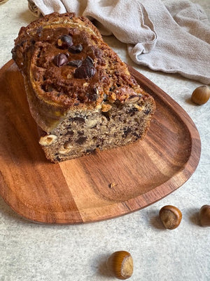 Extrémně vláčný banánový chlebíček s kvasem na nedělní pečení