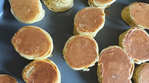 Nadýchané banánové lívance z kvasu