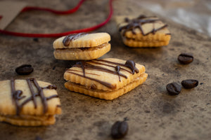 Kávové cukroví s mocca náplní