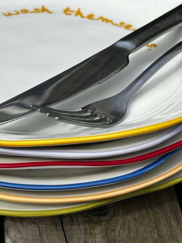 Moučníkový talíř – 'C'est la cerise sur le gâteau' z prémiové kameniny