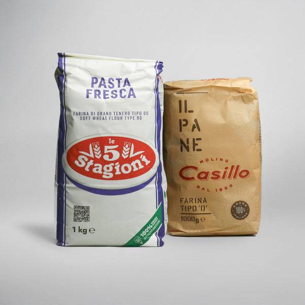 Flour set for fluffy sweet baking: buns, cakes, and Easter bread