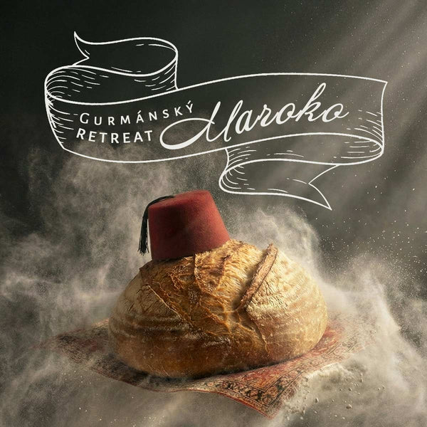 Kurz pečení chleba v Maroku. Pecen na létajícím koberci.