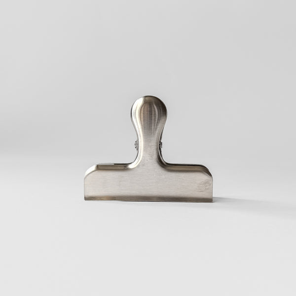 T-shaped metal clip – small, silver