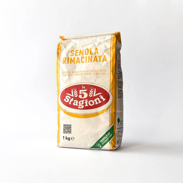 Semolina na chrumkavý kváskový chlieb a focacciu